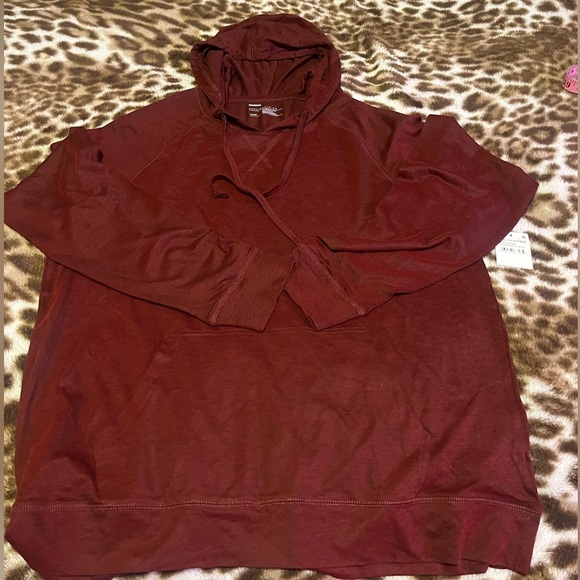 Nordstrom Fineline long sleeve hooded Sweater New with tags - Picture 1 of 4